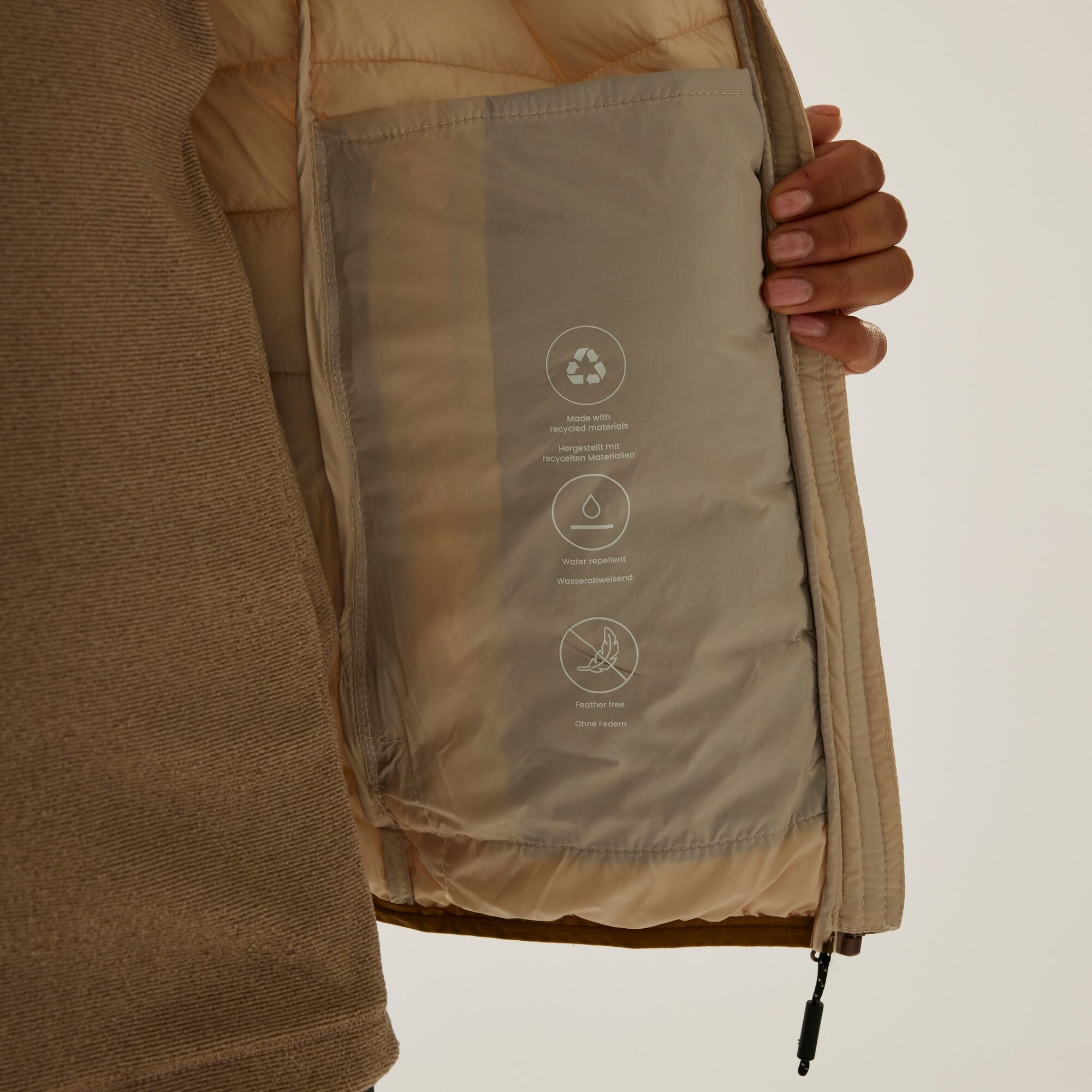 Куртка демисезонная женская Regatta WmnHoodMarizion RWN273-0CE 8 молочная фото 7