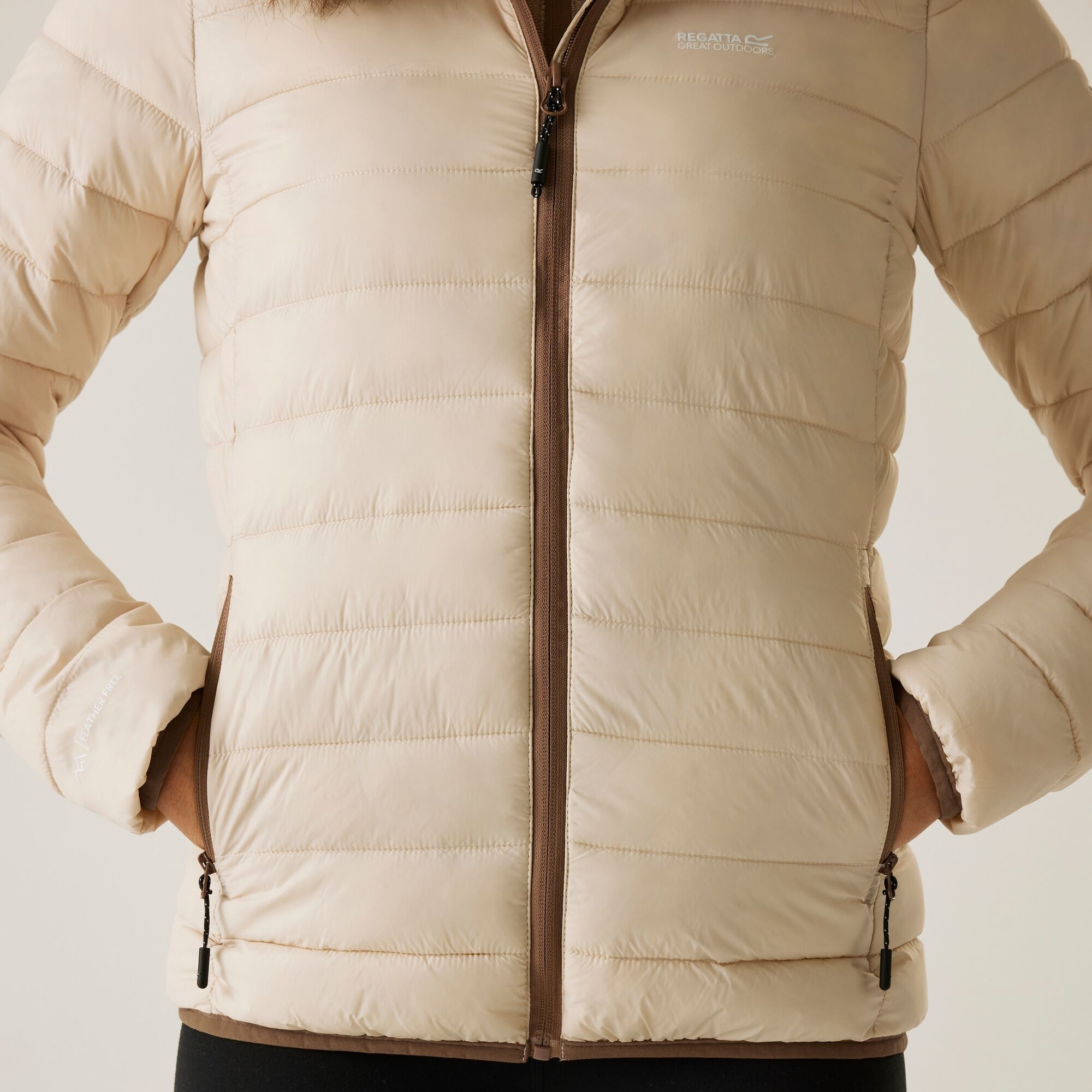 Куртка демисезонная женская Regatta WmnHoodMarizion RWN273-0CE 12 молочная фото 8