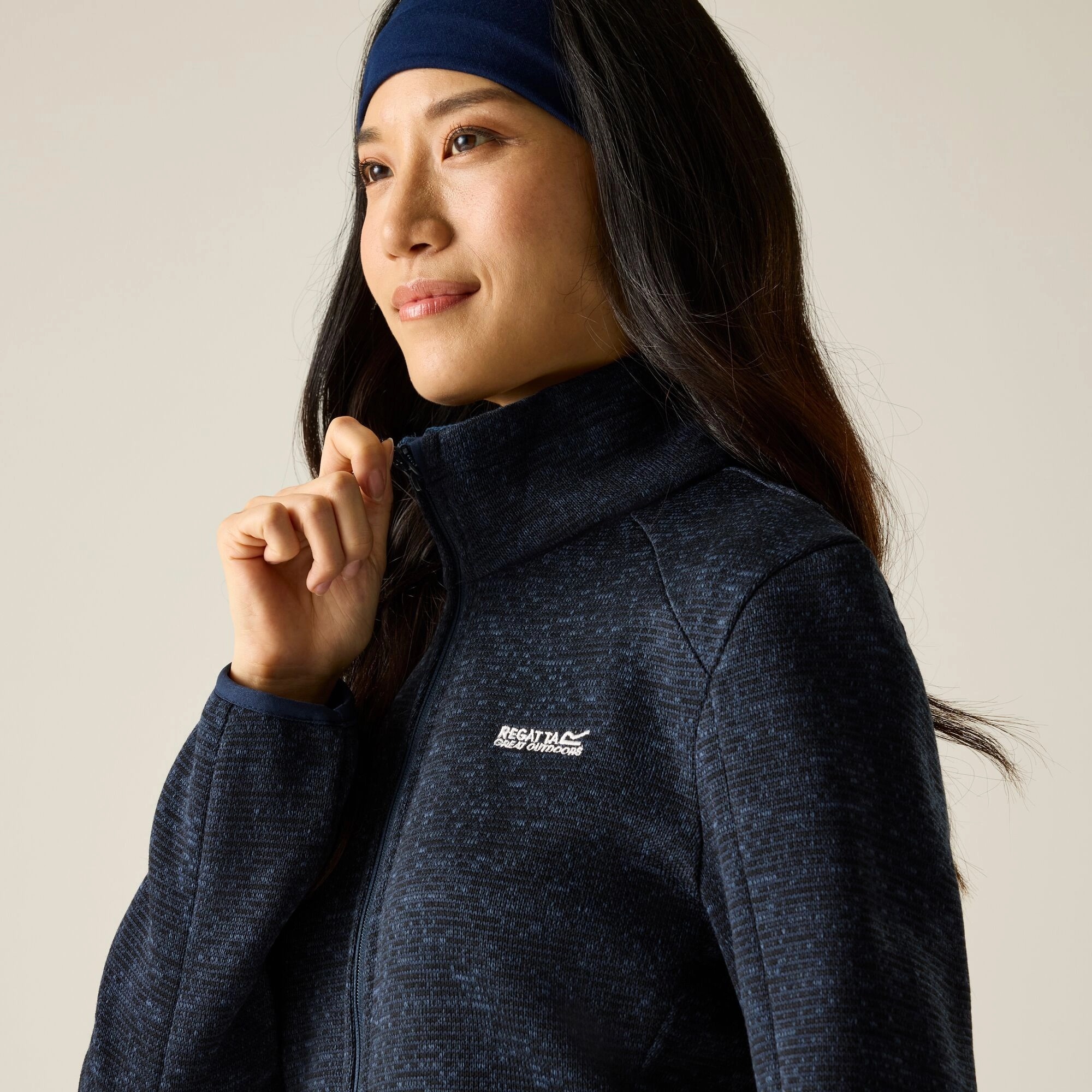 Кофта флисовая женская Regatta Women'sNewhill RWA753-540 10 темно-синяя фото6