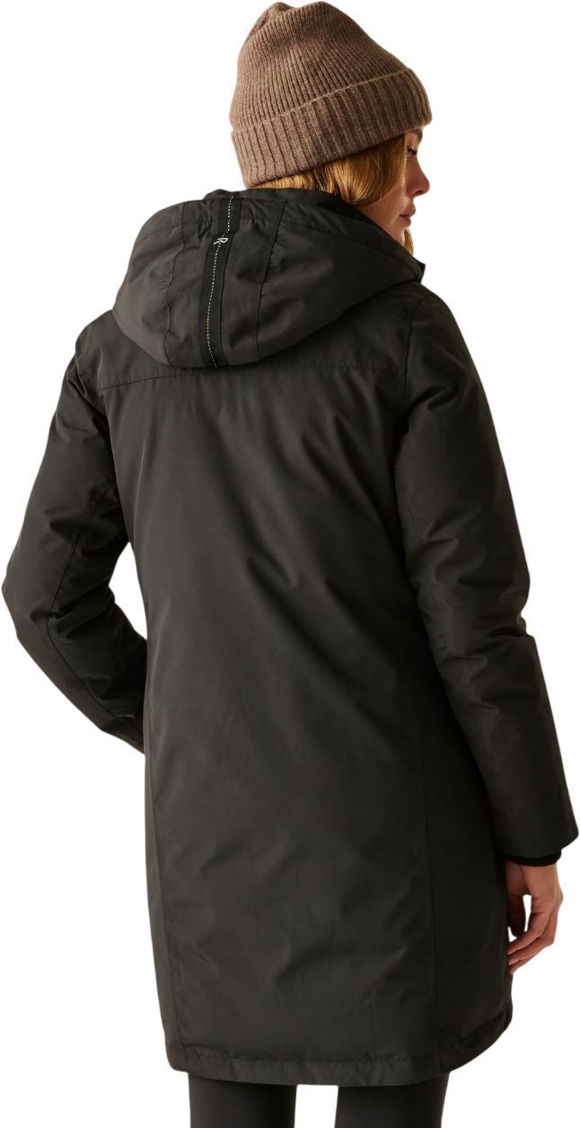 Куртка зимняя длинная женская Regatta Women's Marron RWP459-ZM5 14 черная фото2