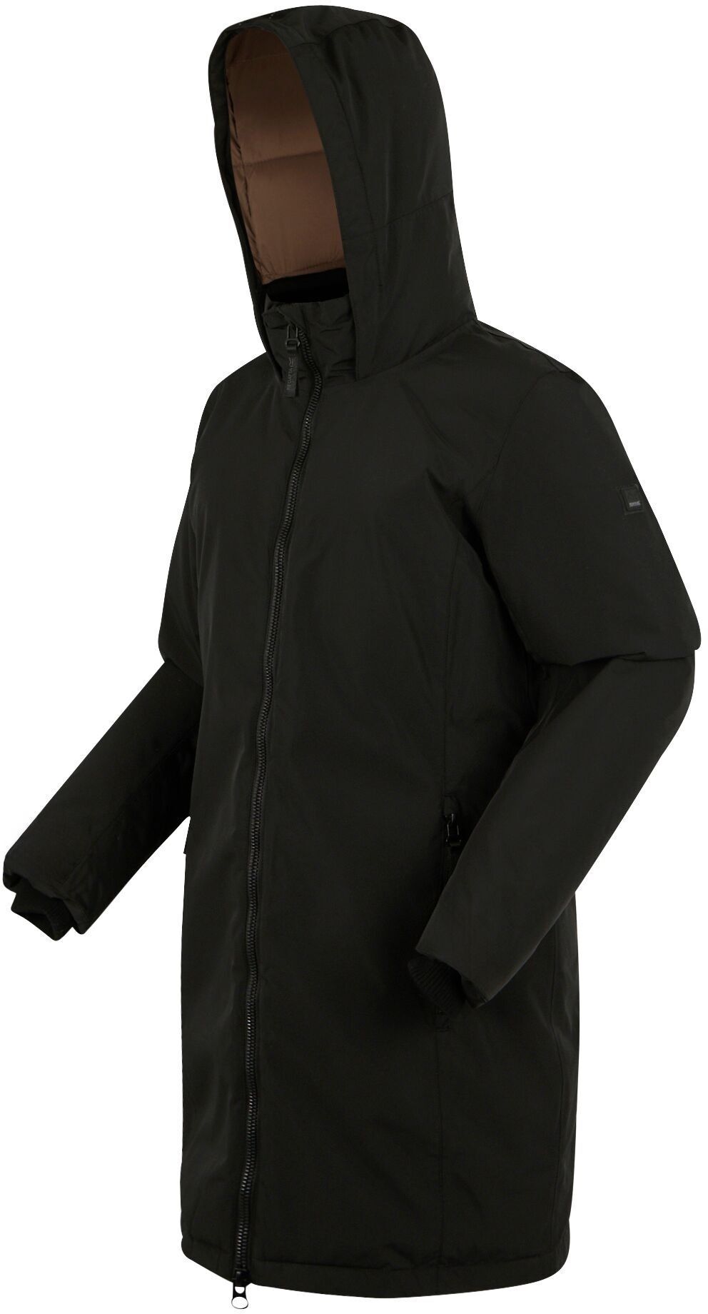 Куртка зимняя длинная женская Regatta Women's Marron RWP459-ZM5 14 черная фото12