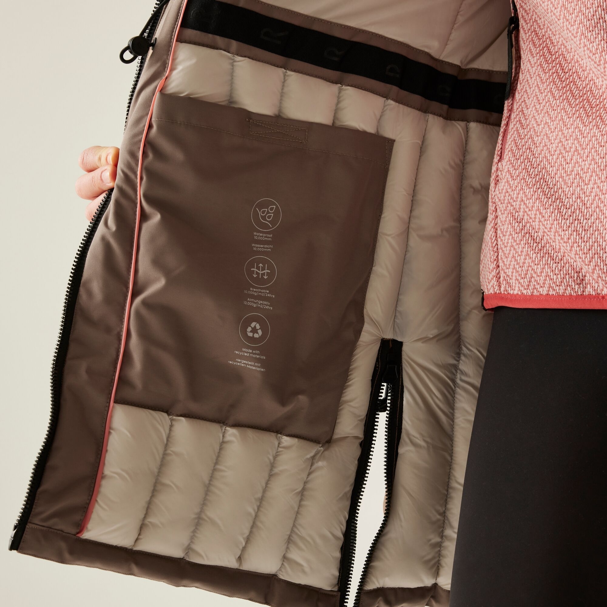 Парка жіноча Regatta Gwynn RWP461-ZZ3 10 бежевафото6