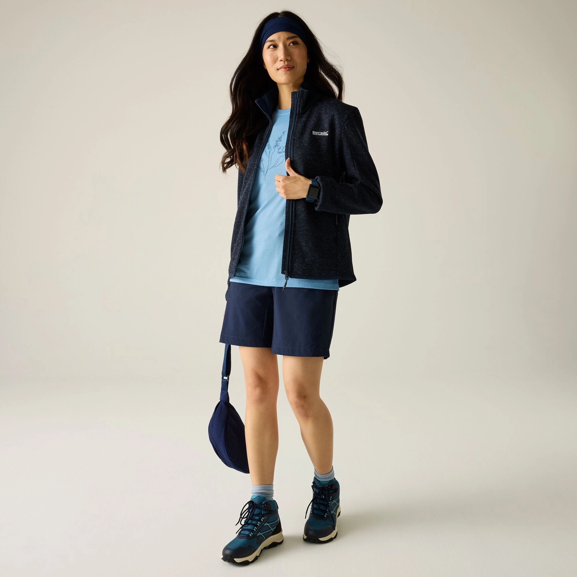 Кофта флисовая женская Regatta Women'sNewhill RWA753-540 16 темно-синяя фото4
