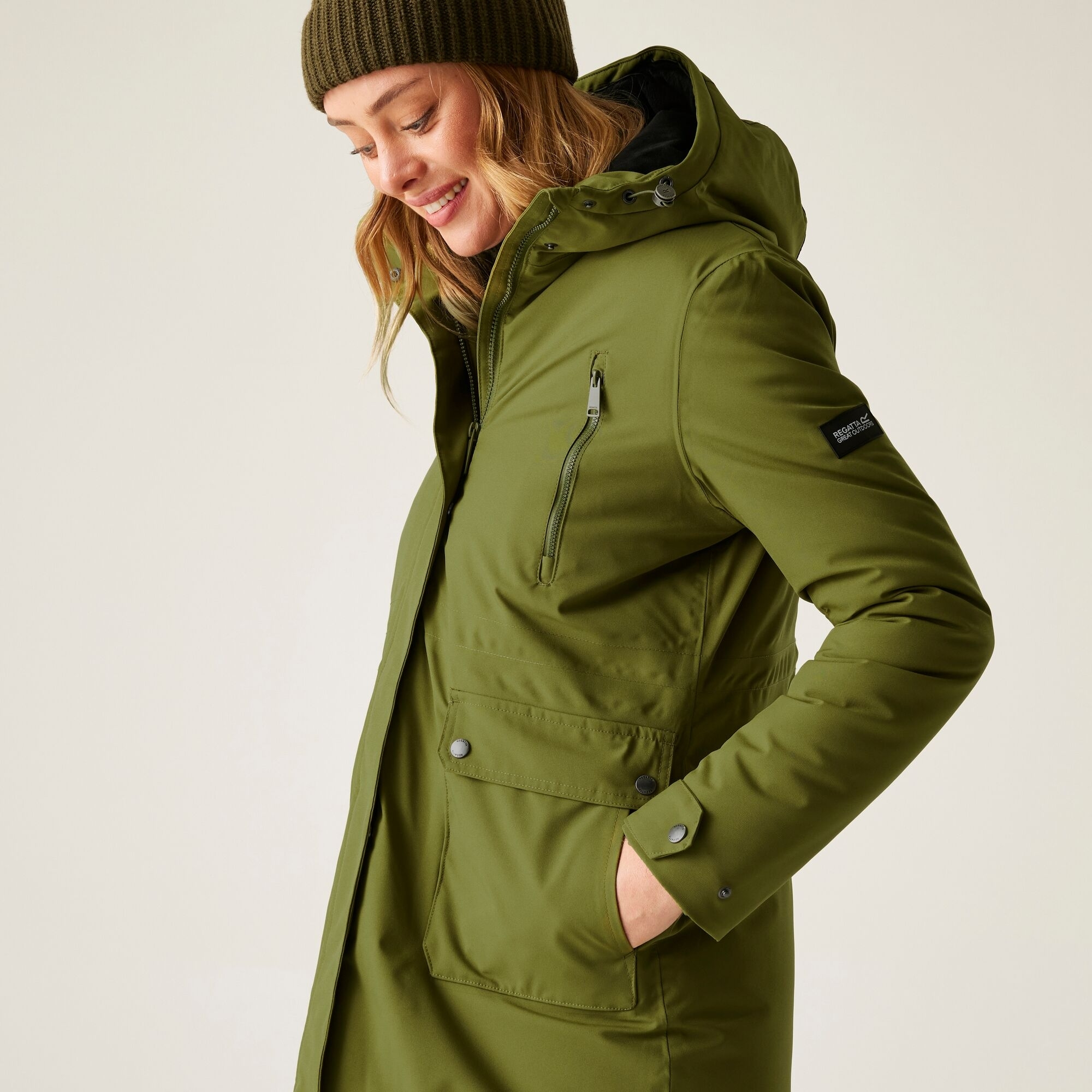 Парка женская Regatta Valenta RWP453-ZL1 10 хаки фото 4