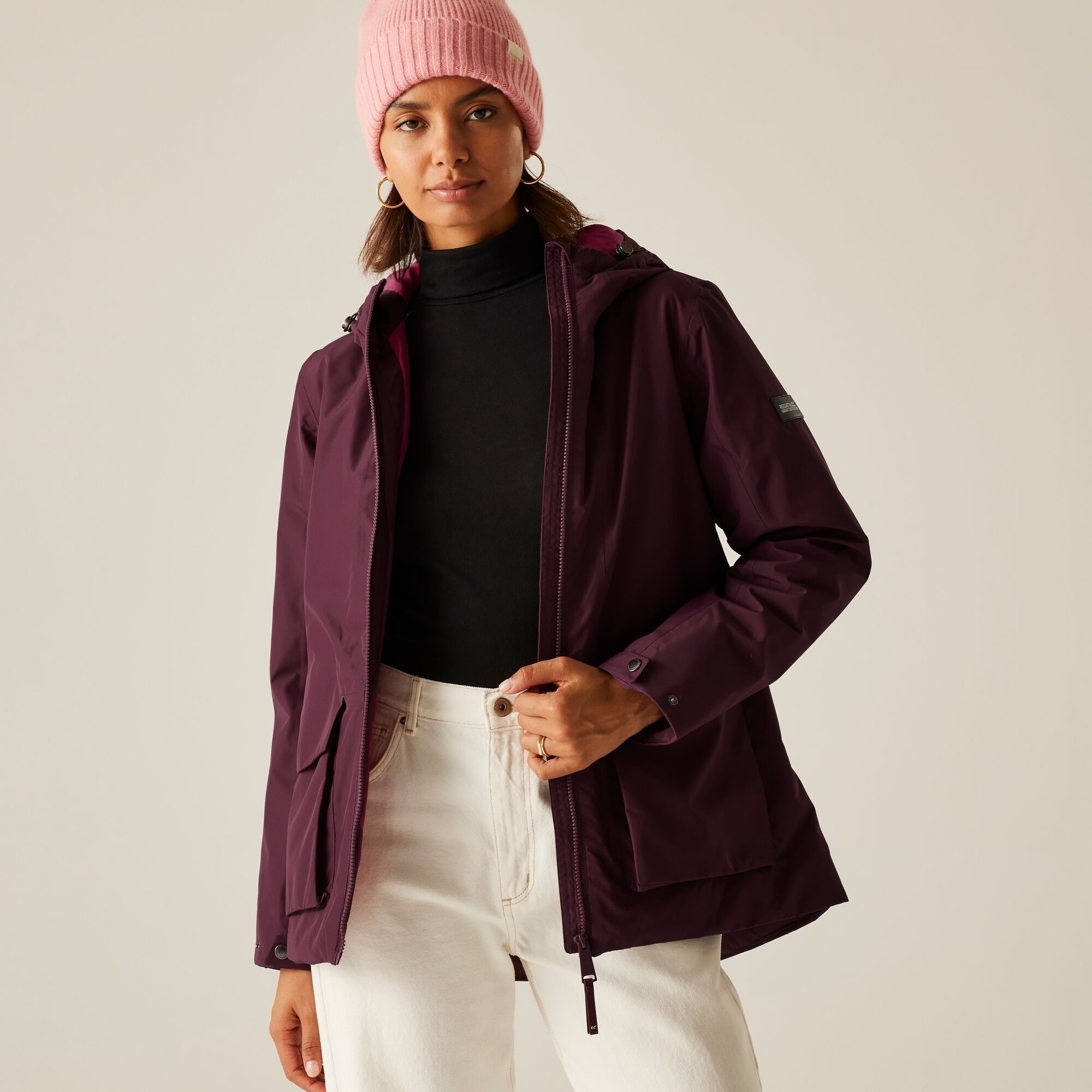 Куртка утепленная женская Regatta Melane RWP457-ZSZ 10 сливовая фото 