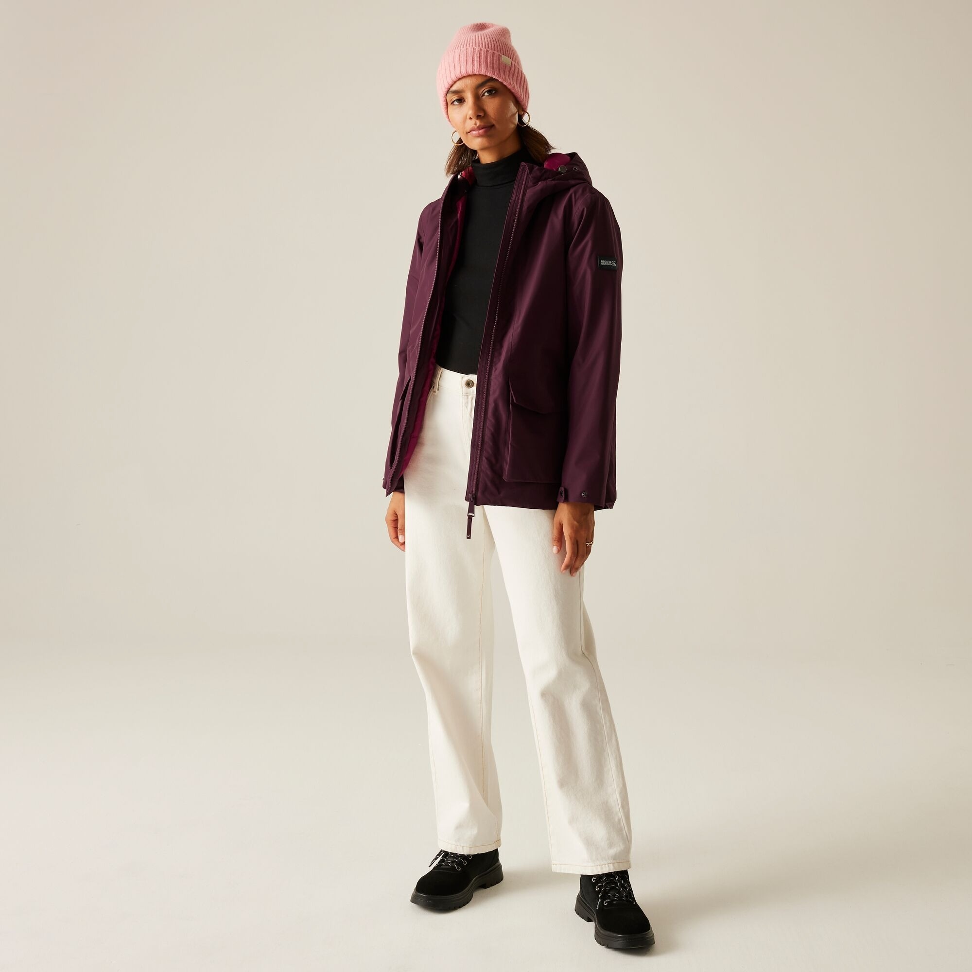 Куртка утепленная женская Regatta Melane RWP457-ZSZ 10 сливовая фото 