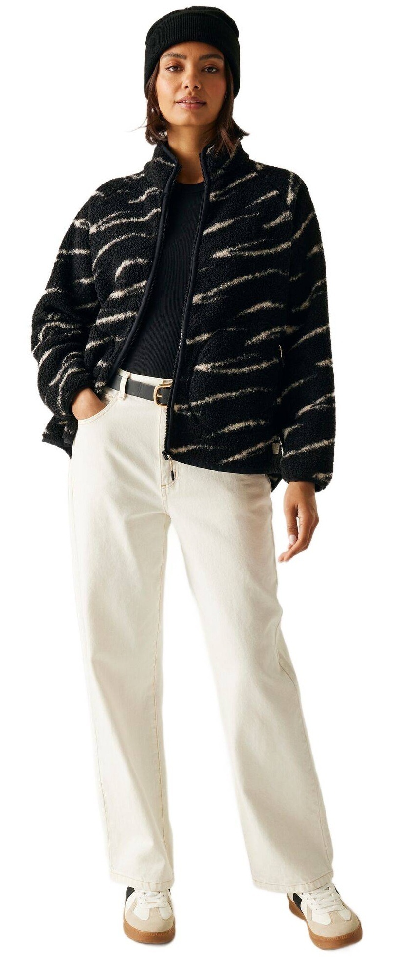 Кофта флисовая женская Regatta WmsFrankieBorgF/Z RWA748-ZYX 14 черная фото 5