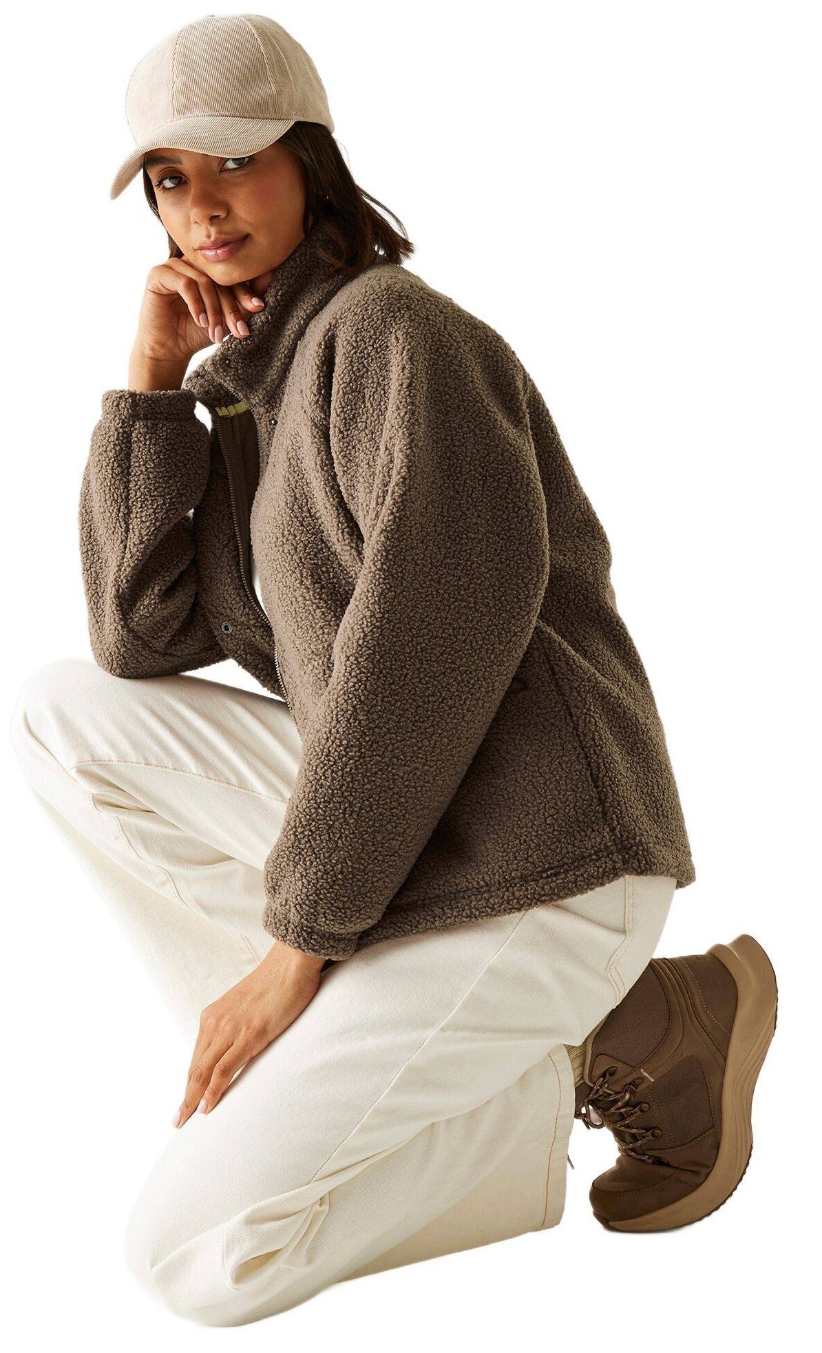 Кофта флисовая женская Regatta EmilicaBorg RWA732-4S8 12 коричневая фото 5