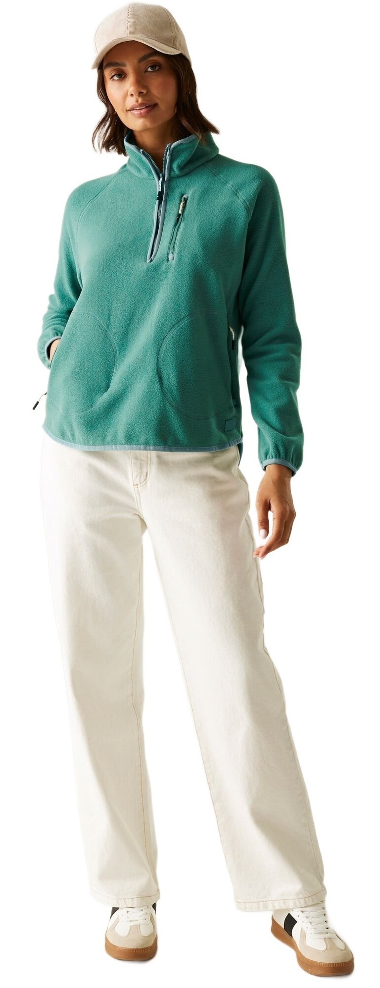 Кофта флісова жіноча Regatta WmsFrankieH/Z RWA729-ZM6 14 бірюзовафото