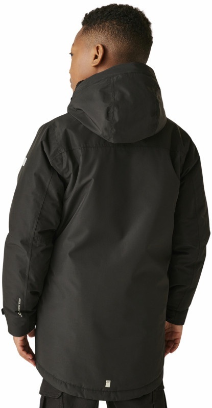 Куртка утепленная детская Regatta FarbankII RKP314-800 7-8 черная фото 