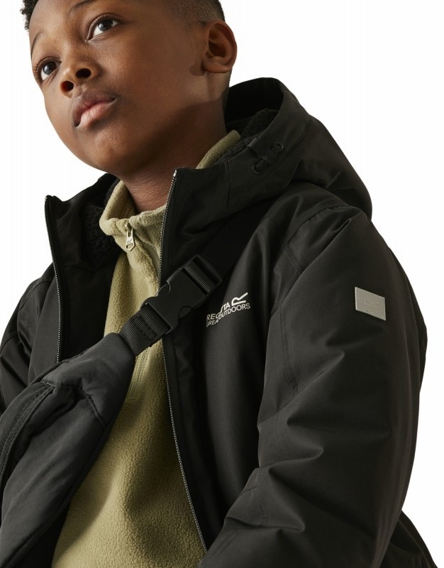 Куртка утеплена дитяча Regatta FarbankII RKP314-800 9-10 чорнафото