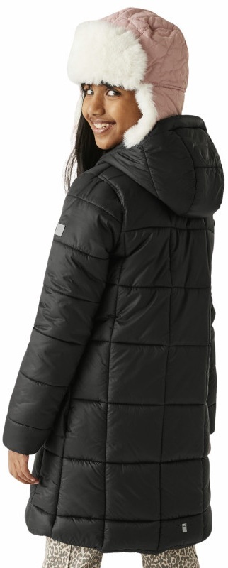 Куртка зимняя длинная для девочек Regatta JuniorEmbrie RKN195-800 9-10 черная фото 