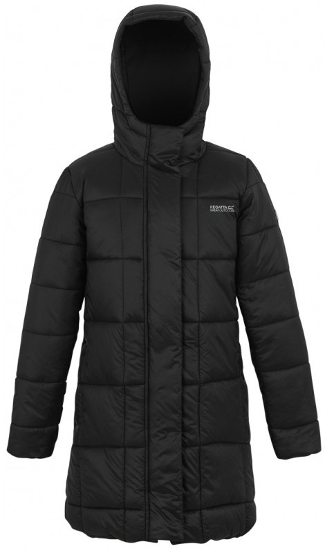 Куртка зимова довга для дівчаток Regatta JuniorEmbrie RKN195-800 11-12 чорнафото6