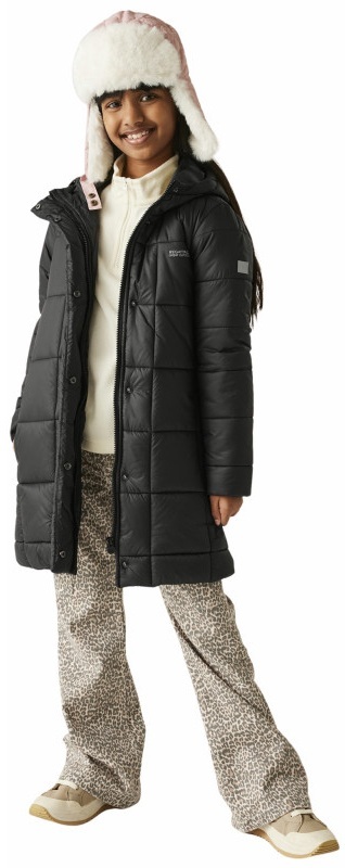 Куртка зимова довга для дівчаток Regatta JuniorEmbrie RKN195-800 15-16 чорнафото5
