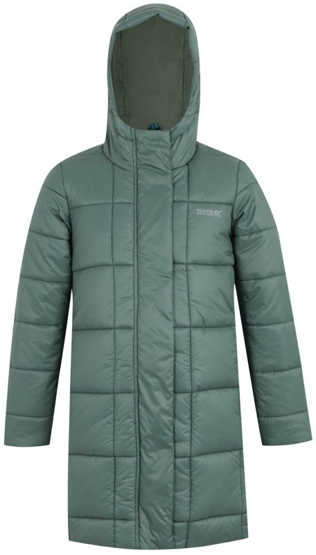 Куртка зимняя длинная для девочек Regatta JuniorEmbrie RKN195-ZM6 9-10 бирюзовая фото 7