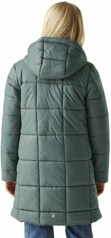 Куртка зимова довга для дівчаток Regatta JuniorEmbrie RKN195-ZM6 15-16 бірюзовафото