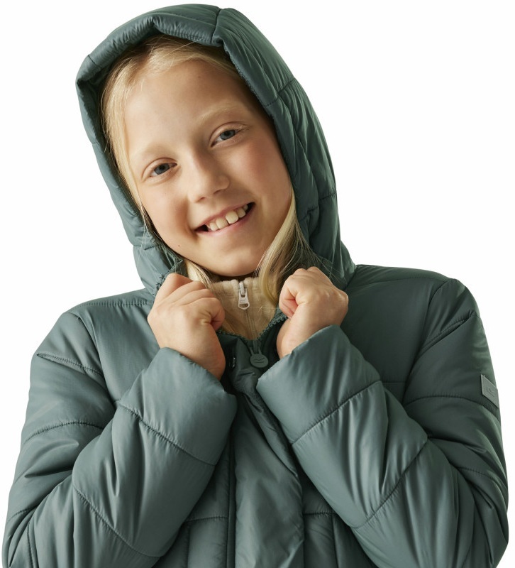Куртка зимова довга для дівчаток Regatta JuniorEmbrie RKN195-ZM6 15-16 бірюзовафото