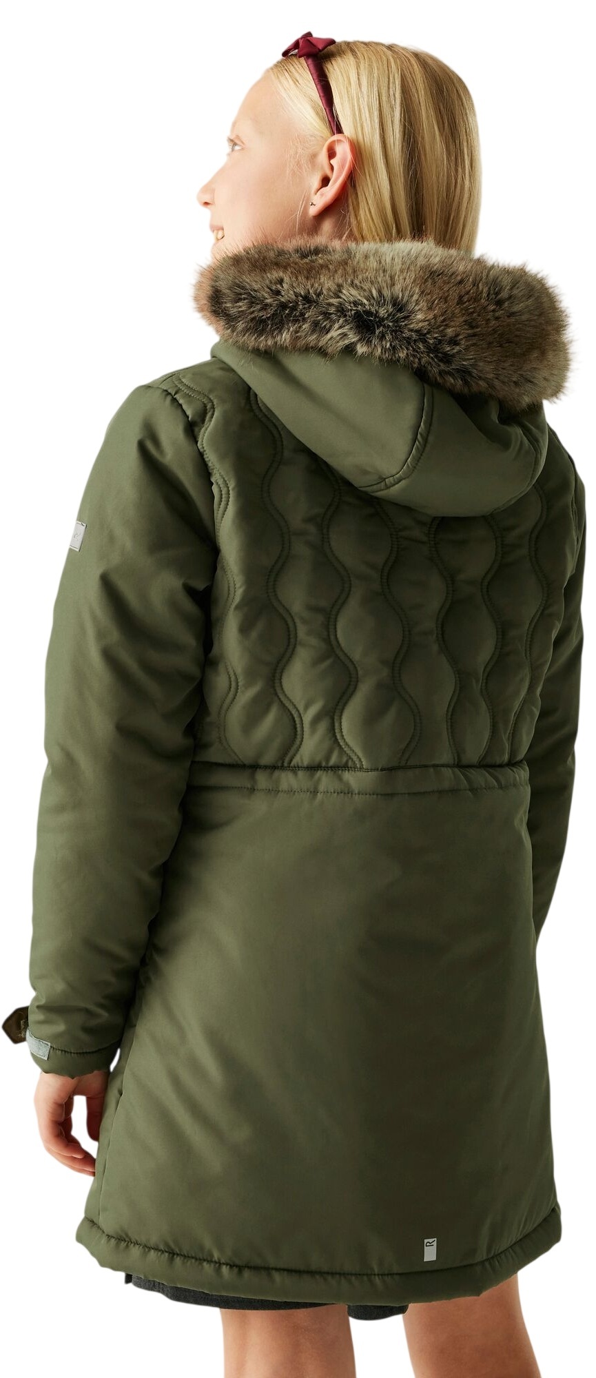 Парка підліткова для дівчаток Regatta FabriziaII RKN197-ZTB 11-12 хакіфото2