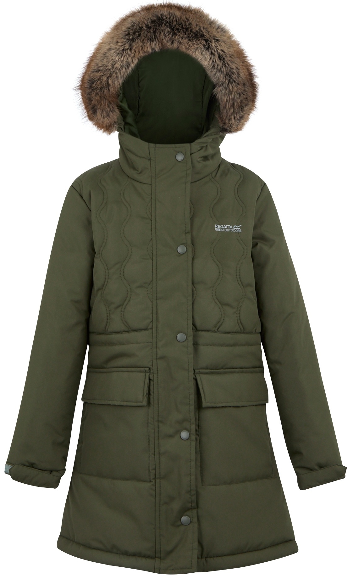 Парка підліткова для дівчаток Regatta FabriziaII RKN197-ZTB 11-12 хакіфото8