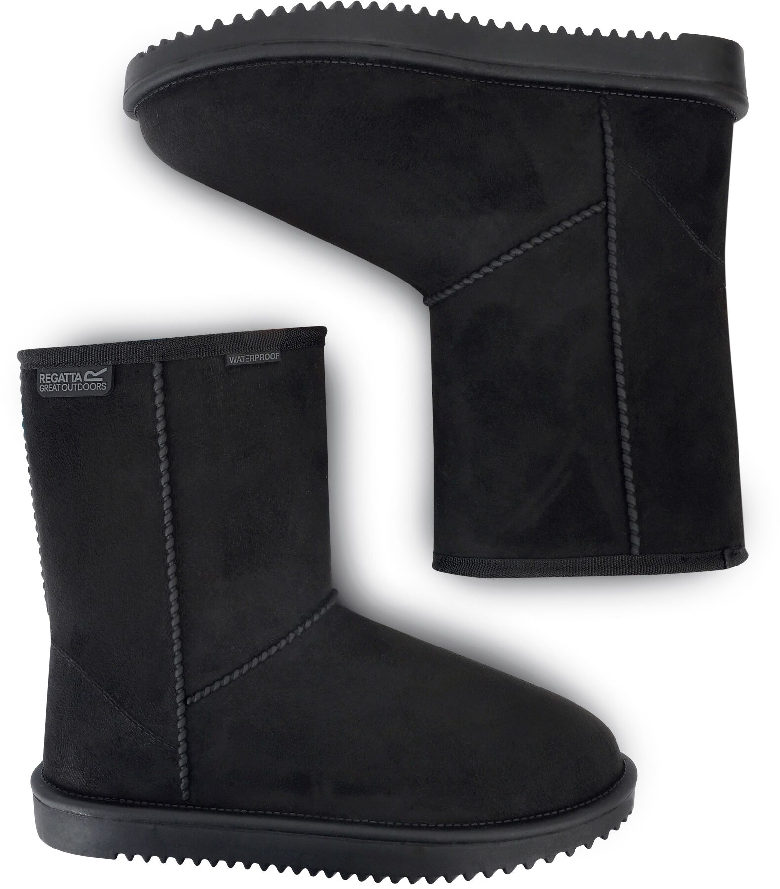 Уггі жіночі Regatta Risley Mid Waterproof RWF844-800 40 (6.5 UK) чорніфото