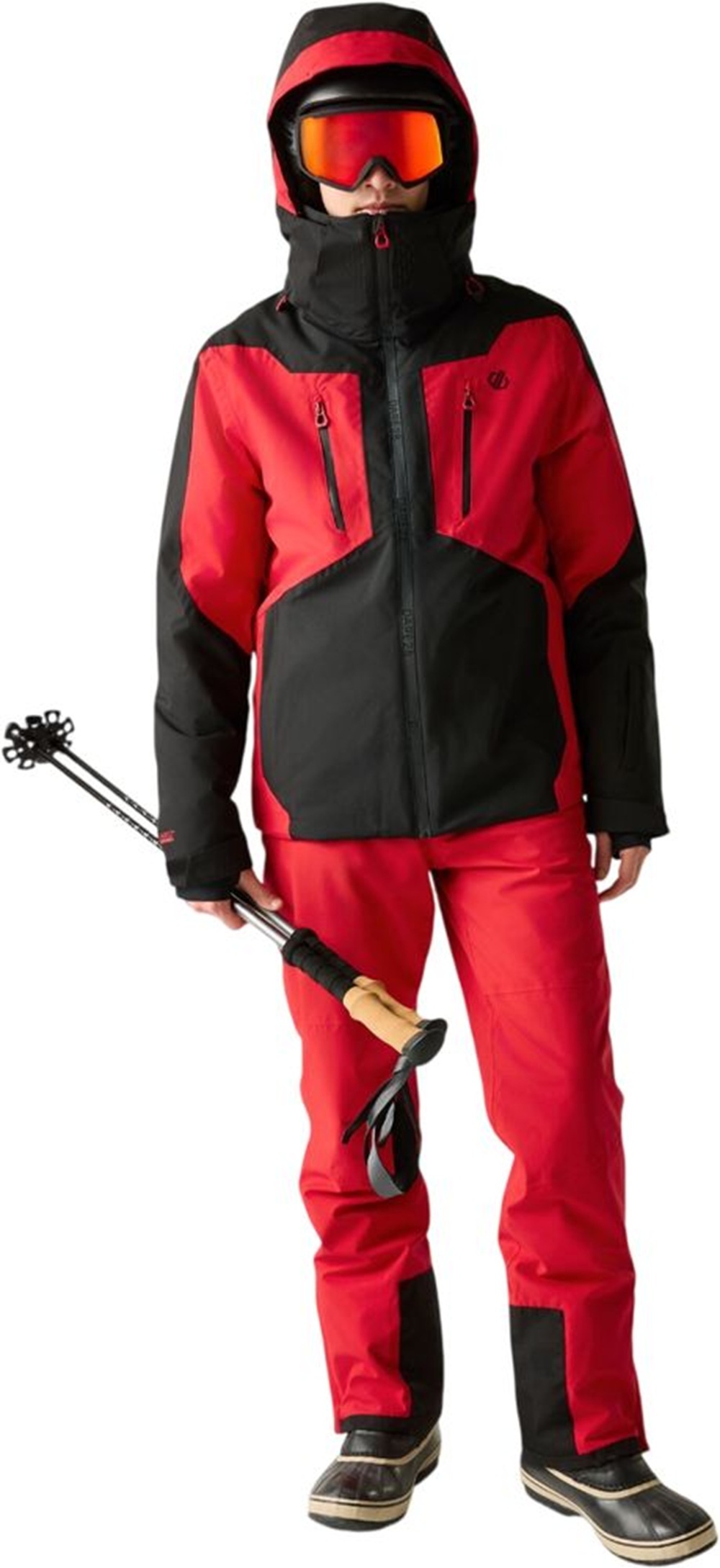 Куртка горнолыжная мужская Dare2b Assimilate Jacket DMP 607-0EX M чорна/красная фото 