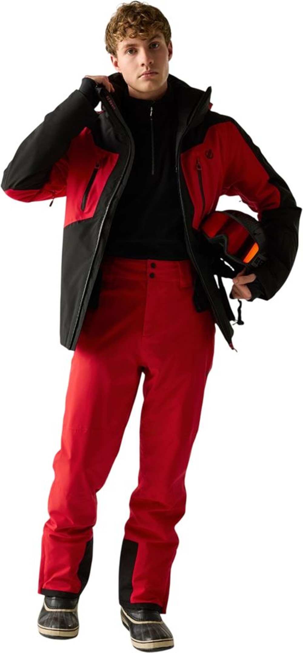 Куртка горнолыжная мужская Dare2b Assimilate Jacket DMP 607-0EX L чорна/красная фото 
