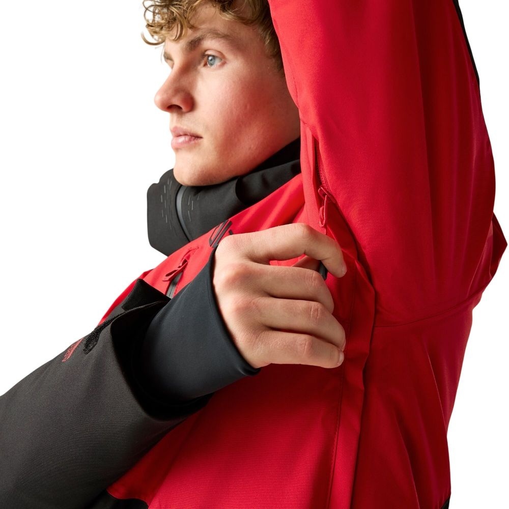 Куртка горнолыжная мужская Dare2b Assimilate Jacket DMP 607-0EX XL чорна/красная фото 