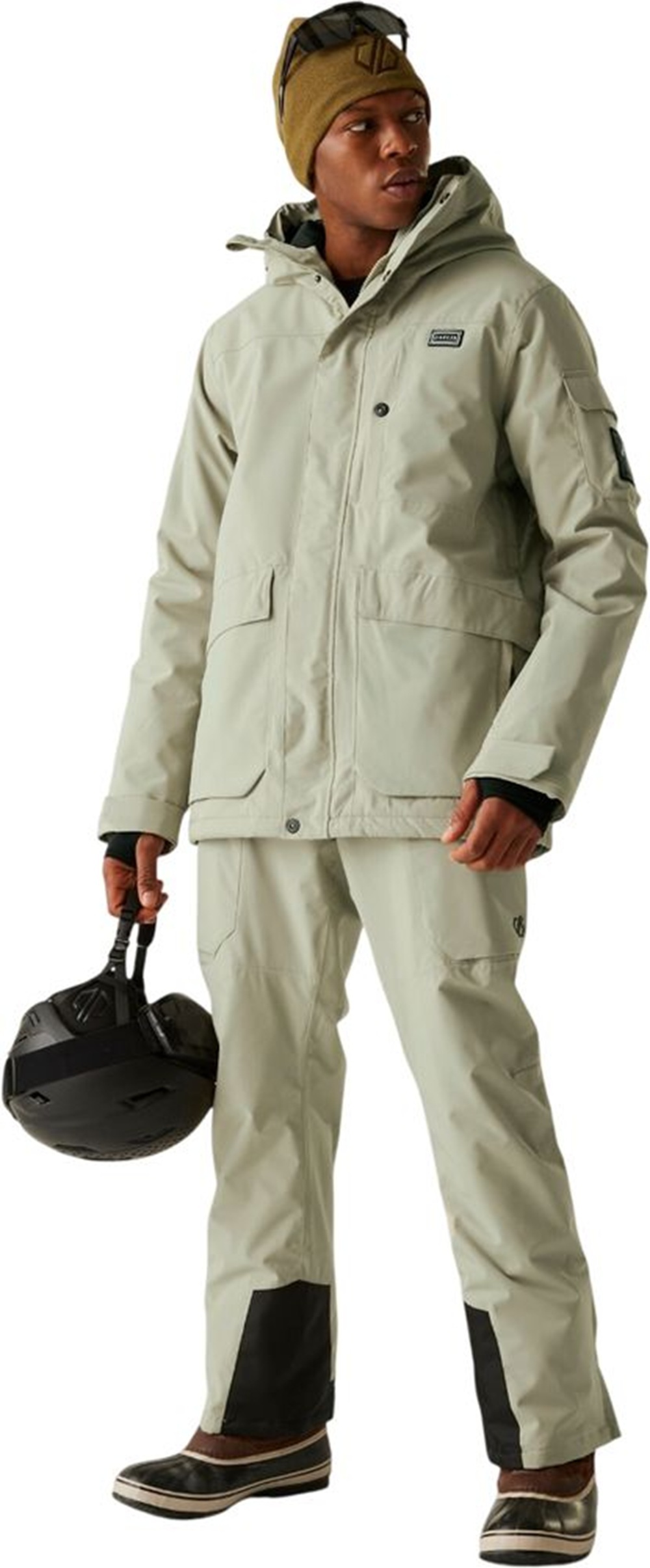 Куртка для сноуборда мужская Dare2b Twin Tip Jacket DMP 614-06Q L бежевая фото 