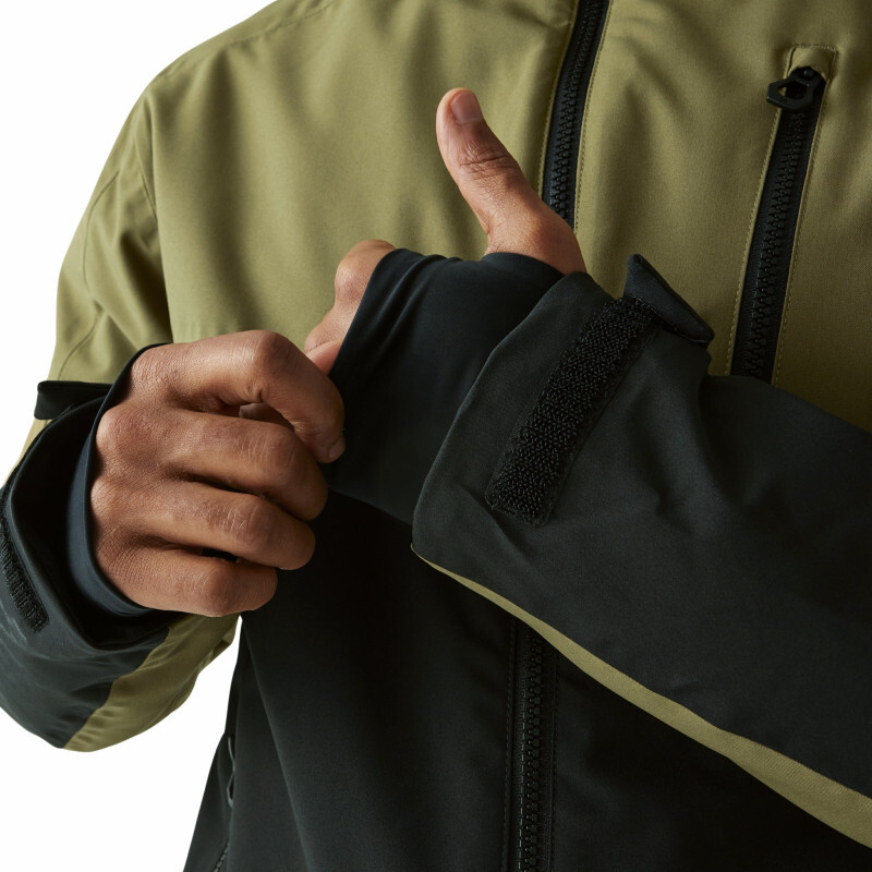 Куртка горнолыжная Мужчинам Dare2Be HalfpipeIIIJk DMP611-0GM L черная/хаки фото 4