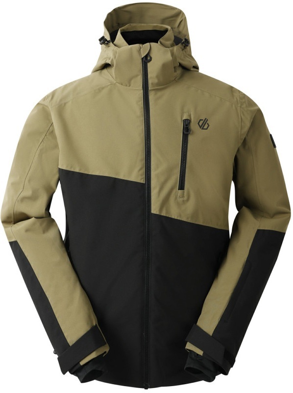 Куртка горнолыжная Мужчинам Dare2Be HalfpipeIIIJk DMP611-0GM L черная/хаки фото 5