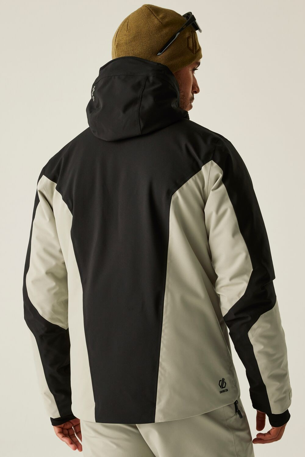Куртка гірськолижна чоловіча Dare2b Eagle III Jacket DMP612-08D L чорна/бежева фото2