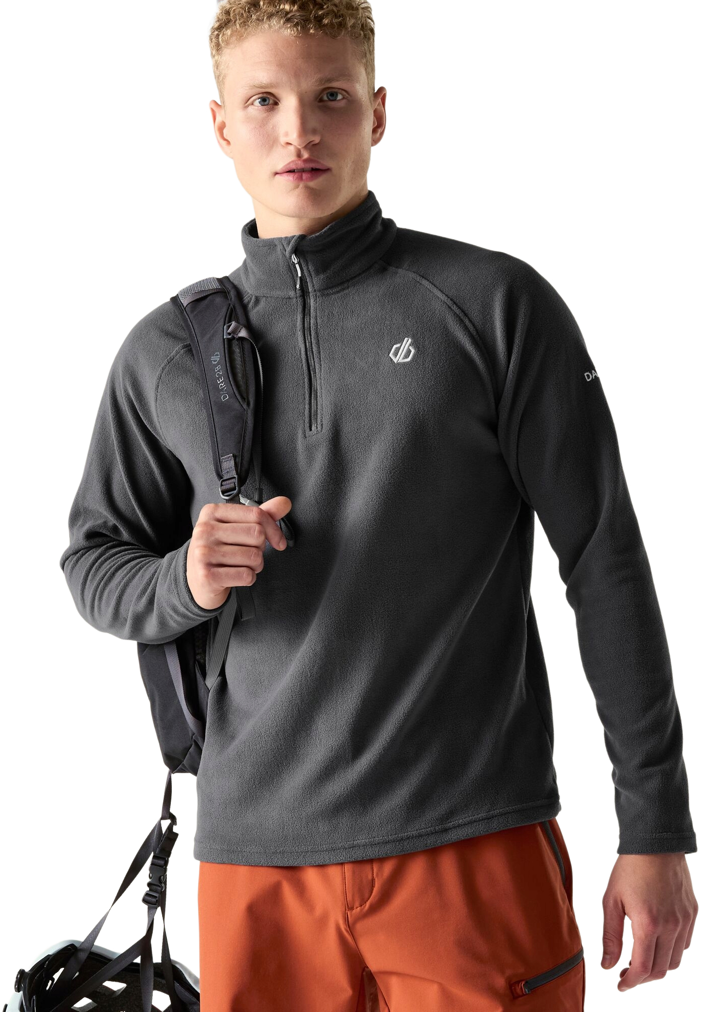 Лонгслив мужской Dare2B Freethink II Half Zip Fleece DMA473-685 S серый фото 6