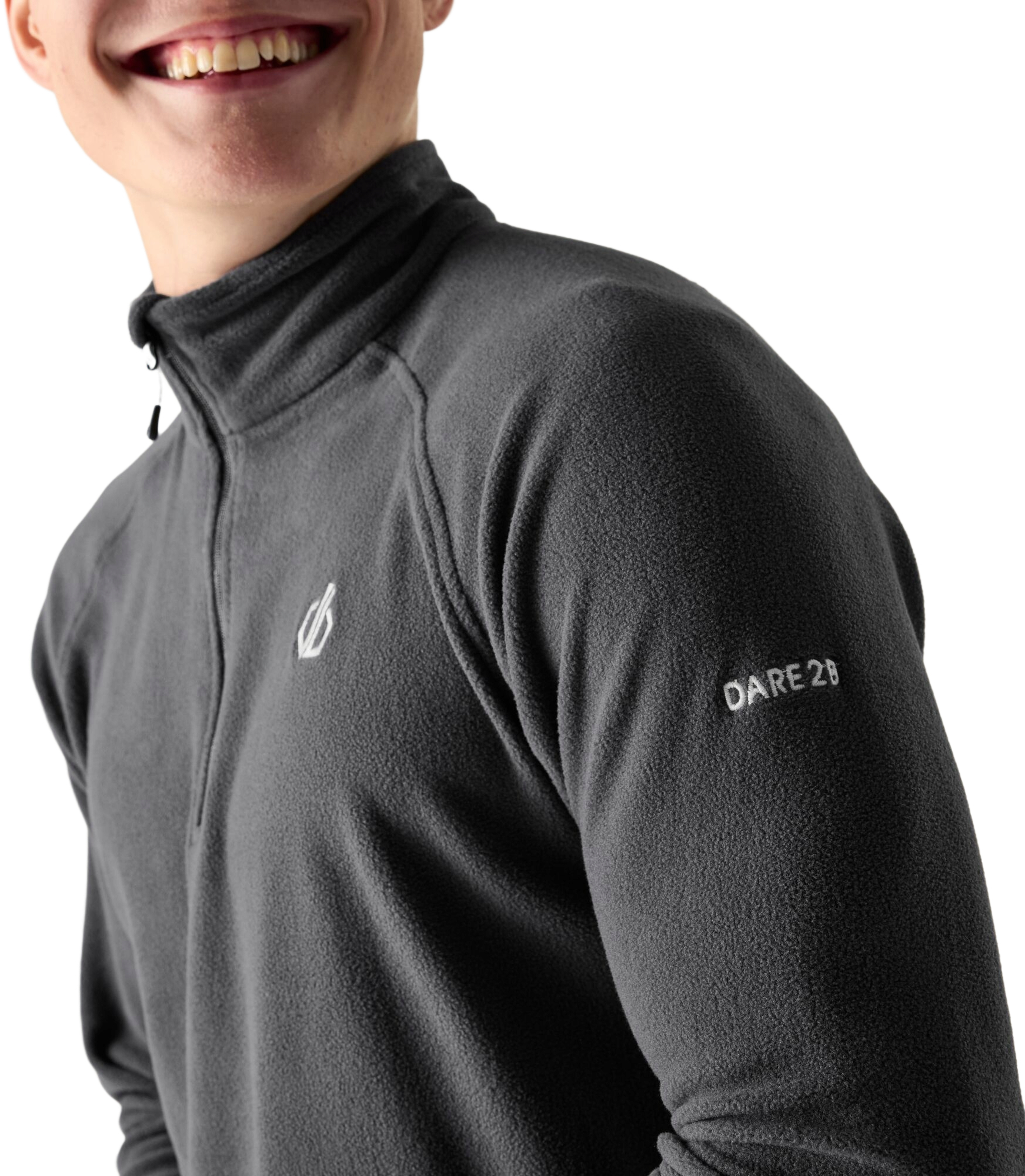Лонгслив мужской Dare2B Freethink II Half Zip Fleece DMA473-685 S серый фото 4