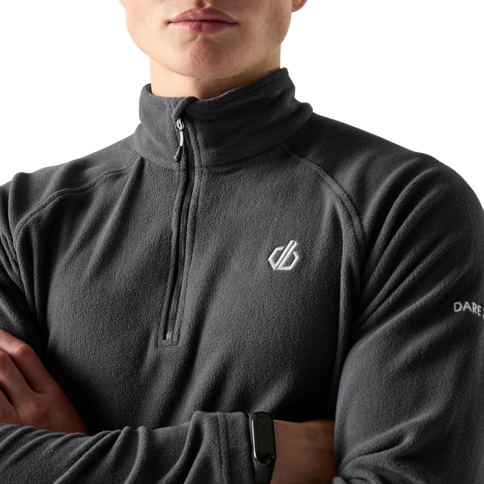Лонгслив мужской Dare2B Freethink II Half Zip Fleece DMA473-685 S серый фото 5