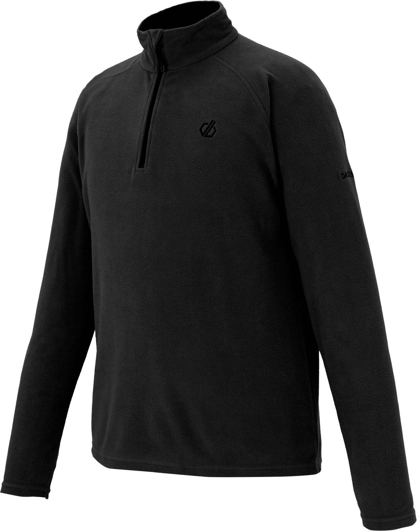 Лонгслів чоловічий Dare2B Freethink II Half Zip Fleece DMA473-800 S чорнийфото