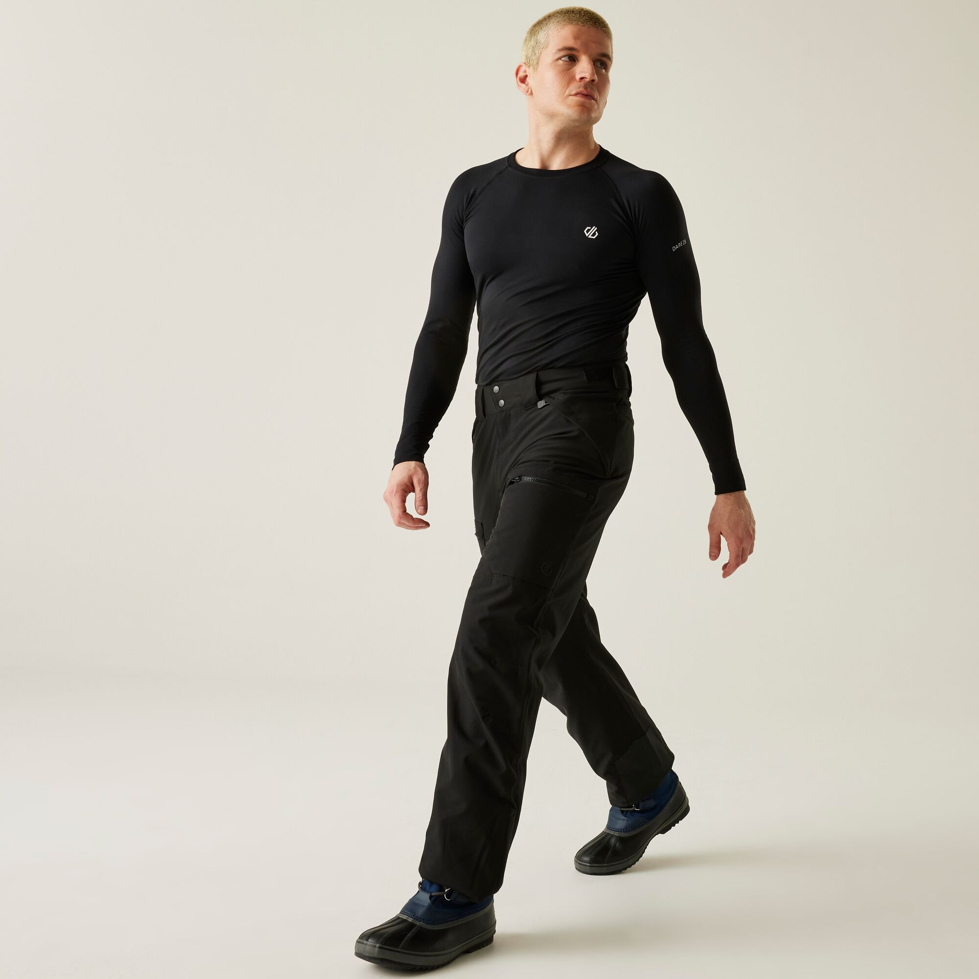 Штаны для сноуборда мужские Dare2b Baseplate II Pant DMW573-800 L черные фото4