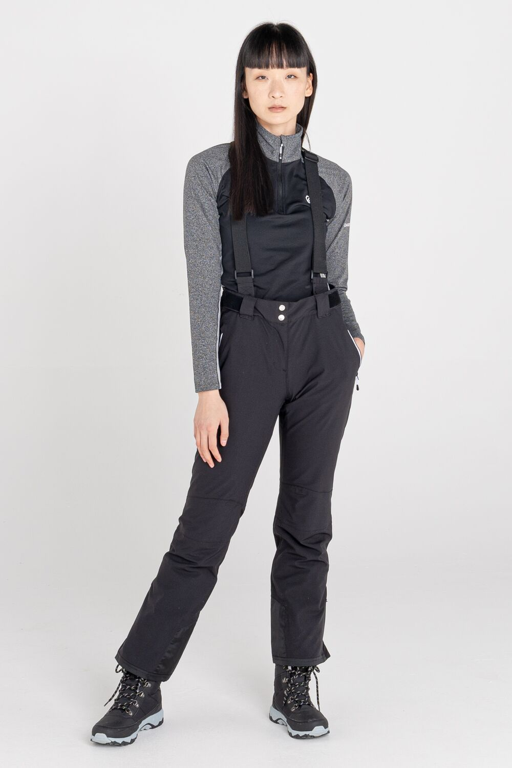 Штаны горнолыжные женсие Dare2b Effused II Pant DWW486-800 14 черные фото2