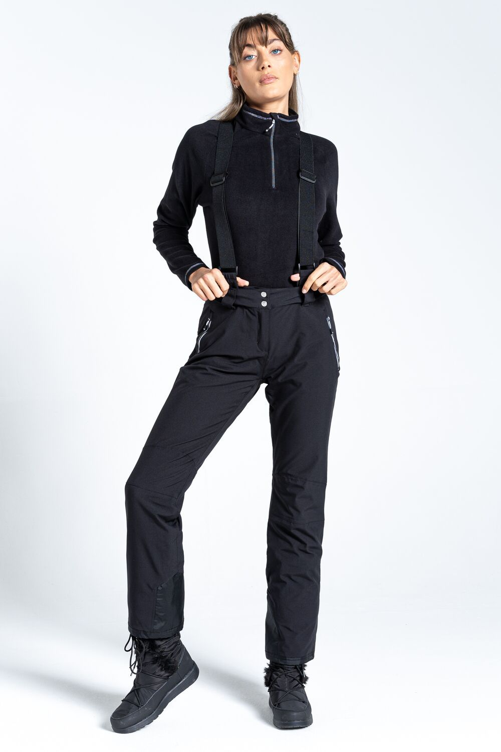 Штаны горнолыжные женсие Dare2b Effused II Pant DWW486-800 14 черные фото3