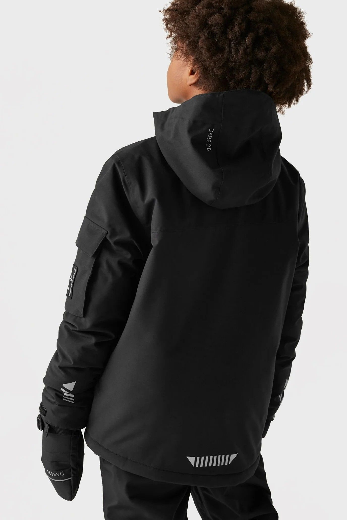 Куртка горнолыжная Детям Dare2b Shredder Jacket DKP560-800 7-8 черная фото2