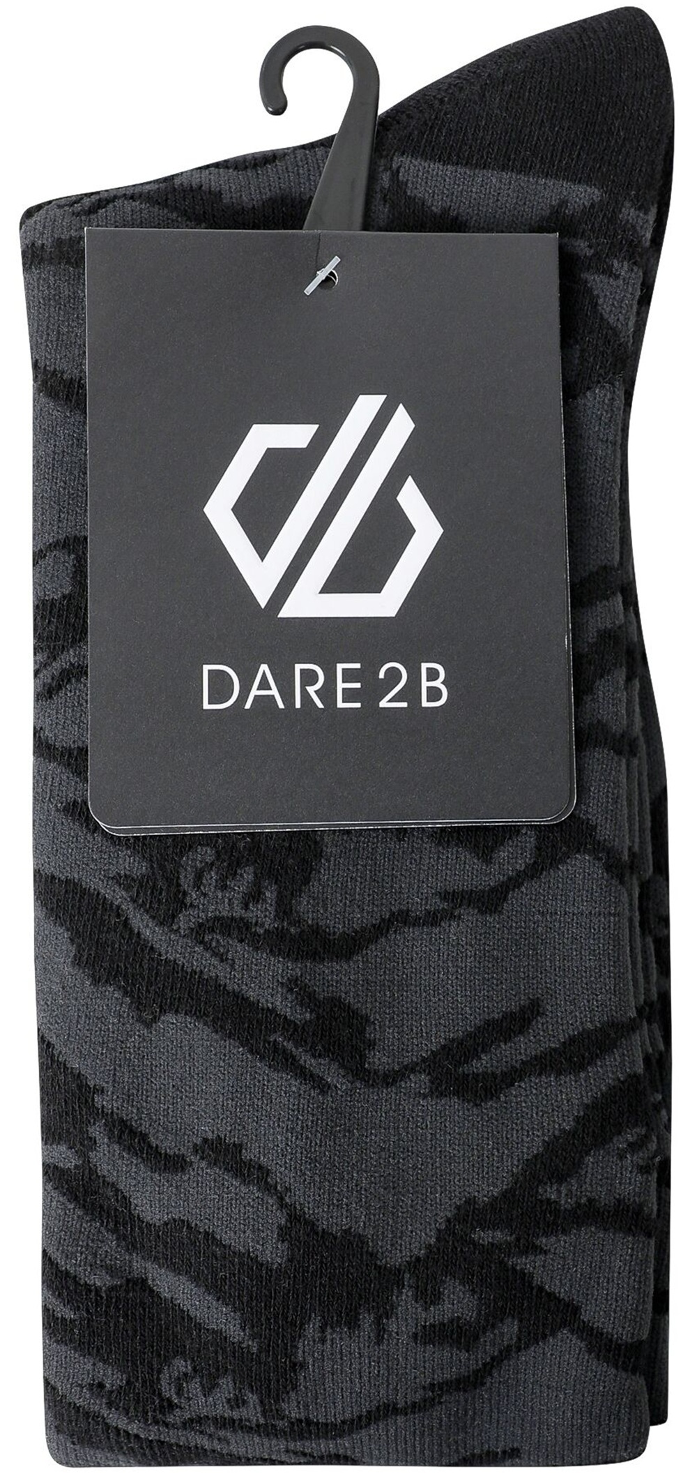 Носки зимние мужские Dare2b Mens Print Ski Sks II DMH 333-T6N 6-8 черные/серые фото3
