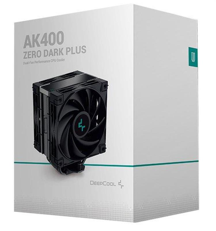 Процесорний кулер DEEPCOOL AK400 Zero Dark Plus (R-AK400-BKNNMD-G-1) фото