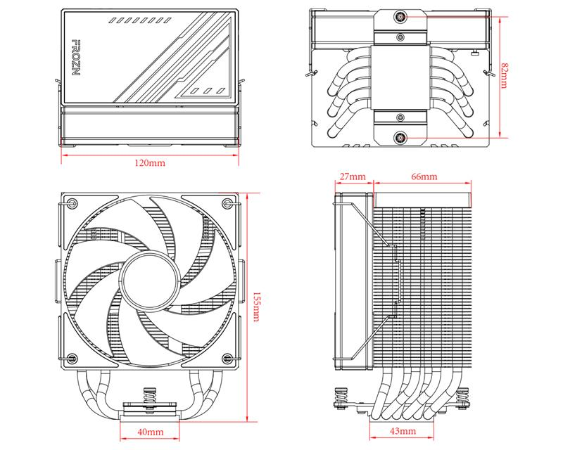 Процесорний кулер ID-Cooling Frozn A610 ARGB (FROZN A610 ARGB) фото