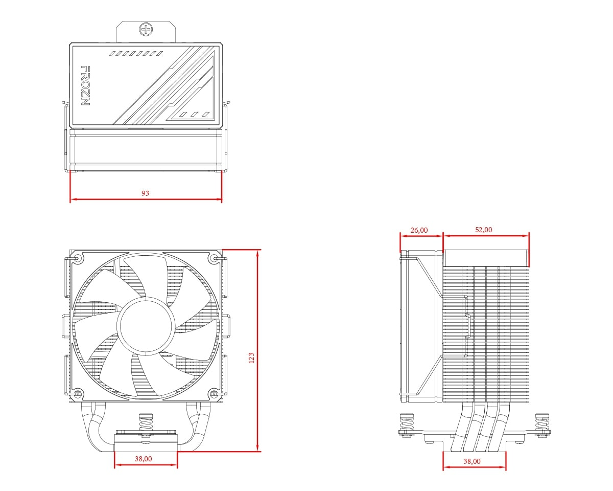 Процесорний кулер ID-Cooling FROZN A400 ARGB (FROZN A400 ARGB) фото