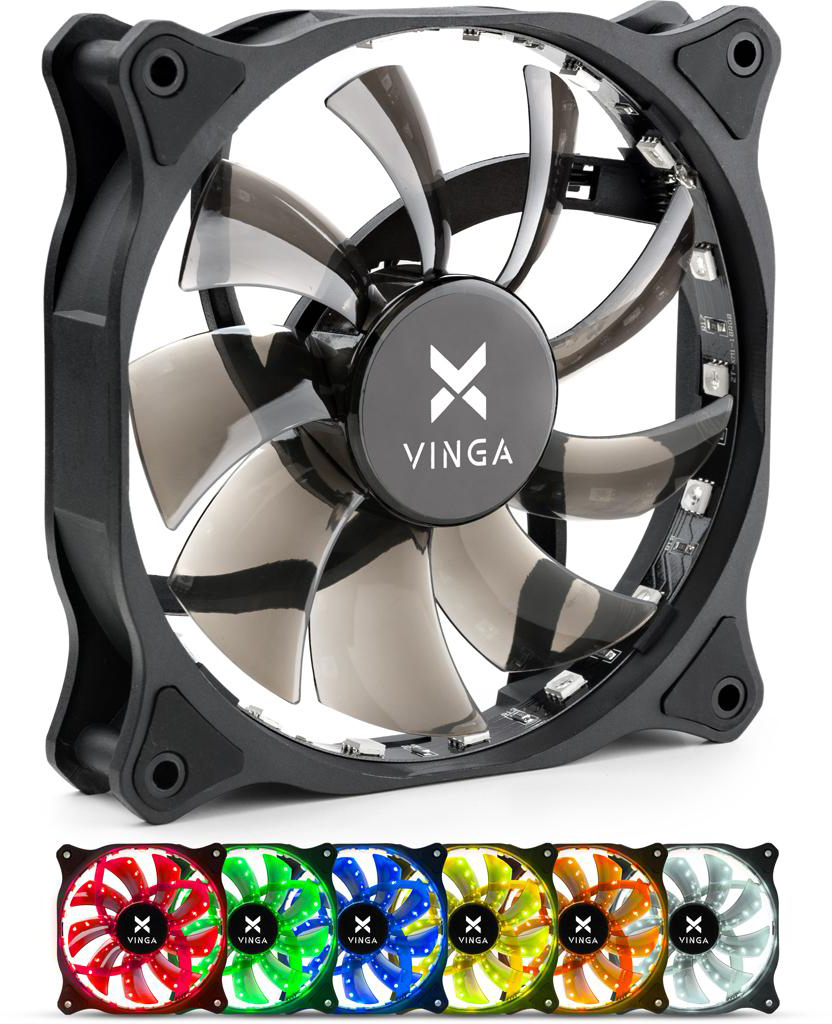 Корпусный вентилятор Vinga RGB fan-01 (RGB fan-01) фото2