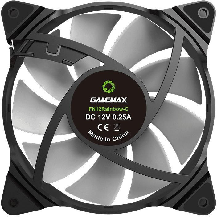 Корпусний вентилятор GAMEMAX FN-12Rainbow-C2 (FN-12Rainbow-C2)фото