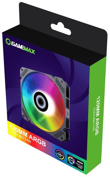 Корпусный вентилятор GAMEMAX FN-12Rainbow-C9 (FN-12Rainbow-C9) фото 