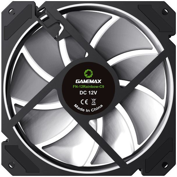 Корпусный вентилятор GAMEMAX FN-12Rainbow-C9 (FN-12Rainbow-C9) фото 