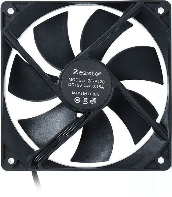Корпусный вентилятор Zezzio ZF-P120 2pin (ZF-P120 2pin) фото3
