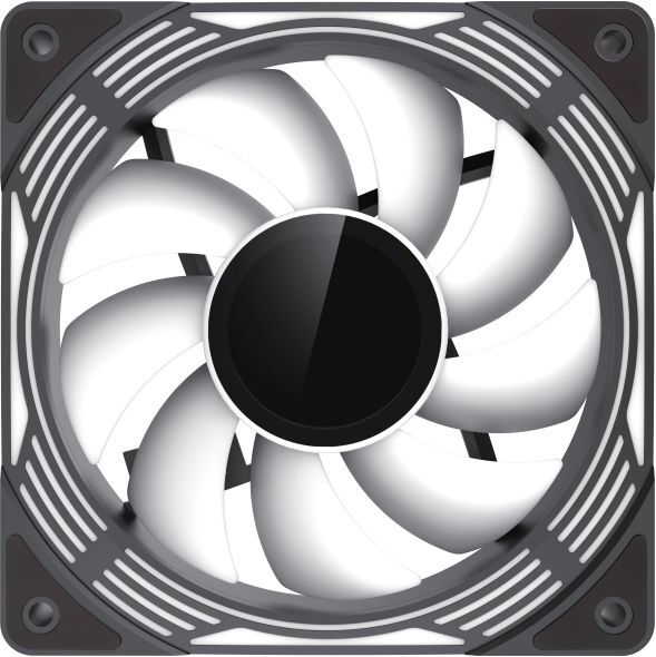 Комплект корпусных вентиляторов GAMEMAX KF300 Black (KF300 BK) фото4