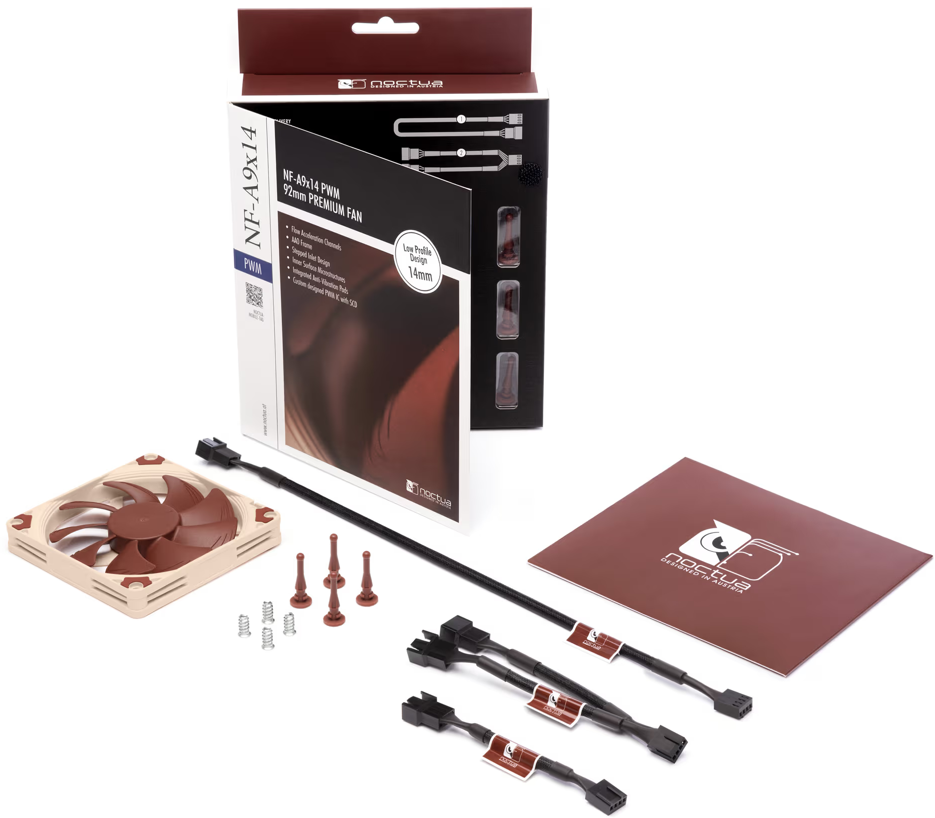 Корпусний вентилятор Noctua NF-A9x14 PWM (NF-A9x14 PWM)фото5